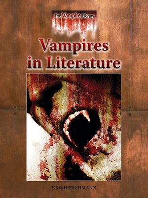 cover image of Vampires in Literature